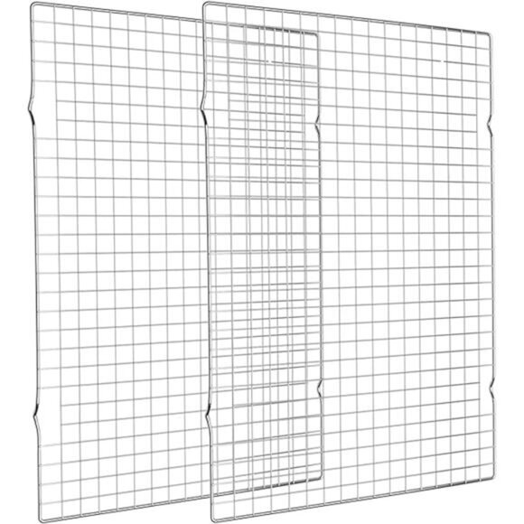 Cooling Rack for Baking 2-Pack, 16x10 Inches Baking Rack, Thick Wire Cookie Rack - Picture 8 of 8